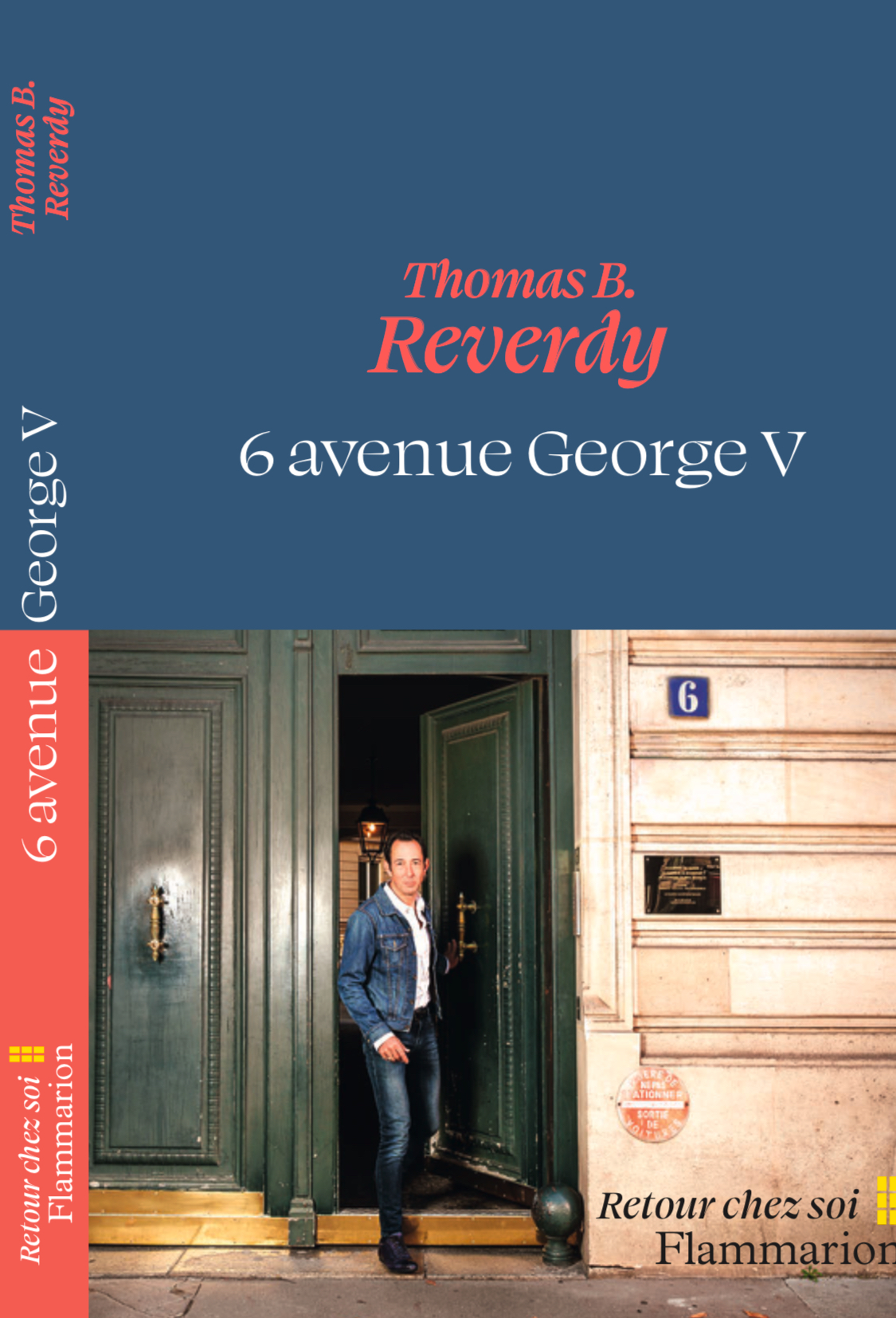 couverture Reverdy 6 avenue George V roman récit retour chez soi Flammarion